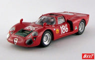 BST9422 - ALFA ROMEO 33.2 SPYDER - TARGA FLORIO 1968 #186 GIUNTI- GALLI