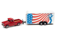 JLBT014A1 - 1955 CHEVY CAMEO WITH ENCLOSED TRAILER RED