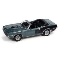 JLMC026B4 - 1971 PLYMOUTH CUDA CONVERTIBLE GREY WITH BLACK HEMI SIDE BILLBOARDS