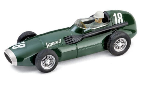 R098-CH - VANWALL F1 #18 F1 GP GREAT BRITAIN MOSS COLLECTION WITH FIGURE