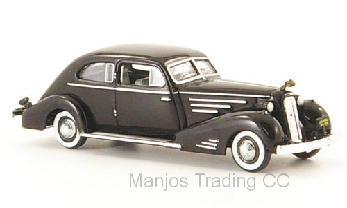RIK38460 - CADILLAC V16 AERODYNAMIC COUPE BLACK