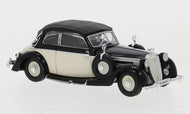 RIC38680 - HORCH 930V CABRIOLET CLOSED SOFT TOP BLACK OVER WHITE 1939