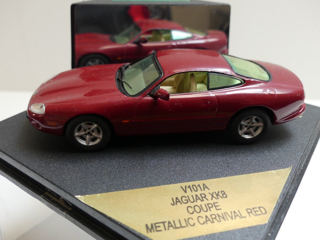 VIT101 A - .JAG XK8 COUPE METALLIC RED